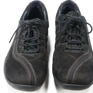 clarks wave wheel black nubuck